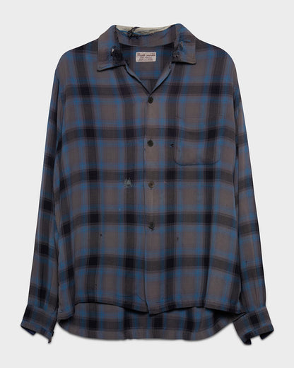 Rayon/Wool Button Down