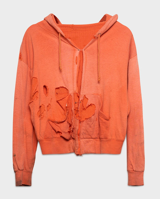 Orange Thermal Lined Hoodie