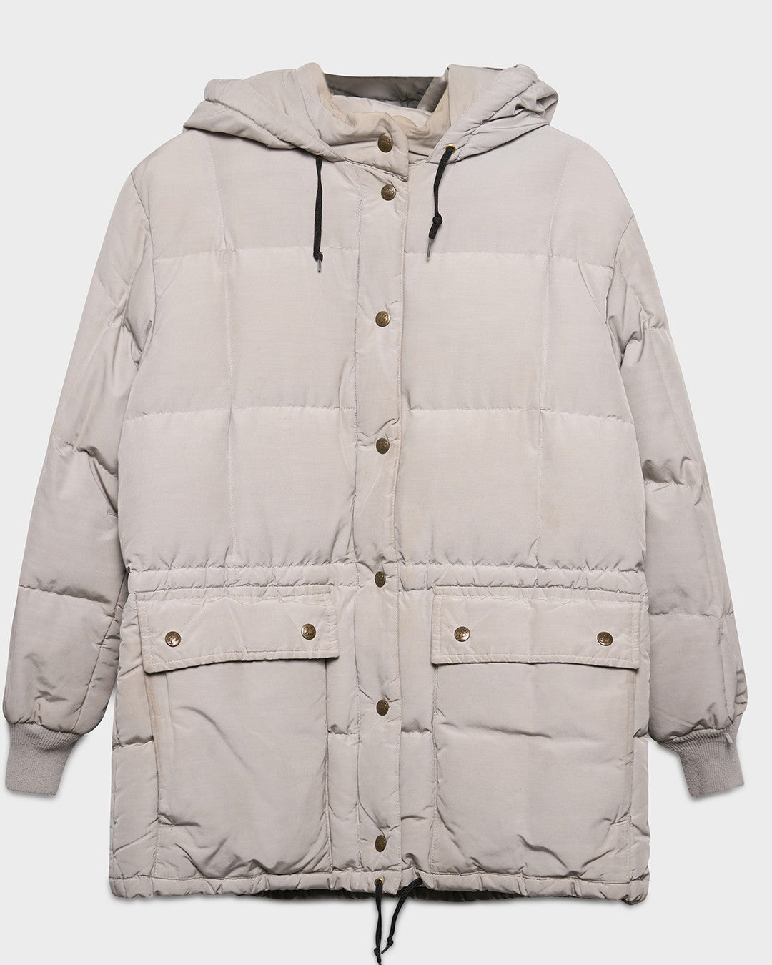 Bone Grey Eddie Bauer Down Jacket