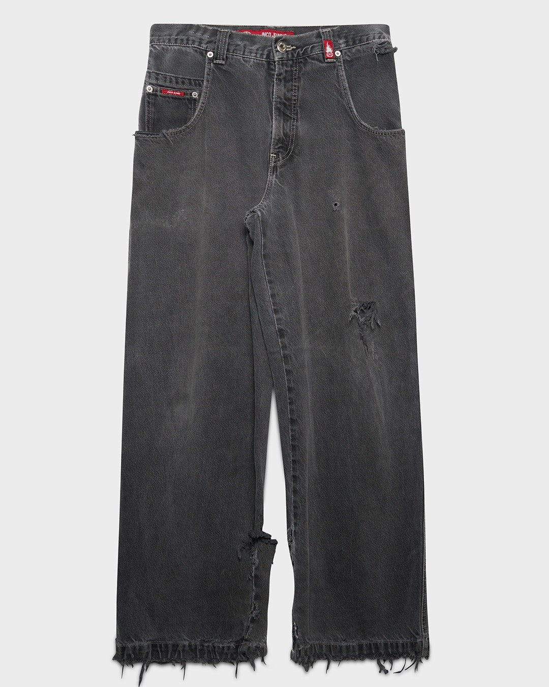 Faded Grey Jnco Jeans