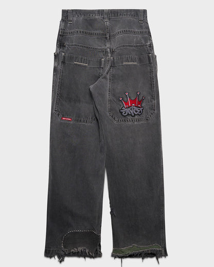 Faded Grey Jnco Jeans