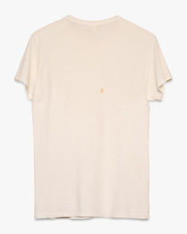 Distressed Hanes White Tee