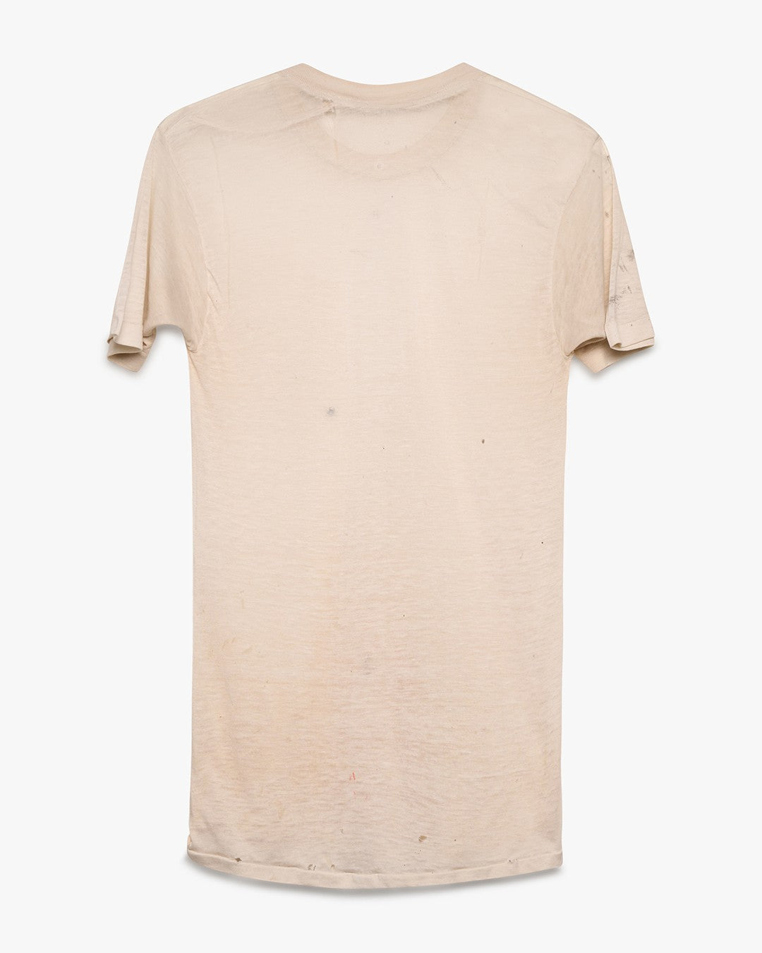 Dirt-Stained Paper Thin White Tee