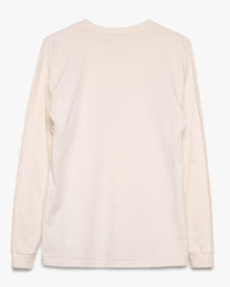 White Long Sleeve Blank Tee