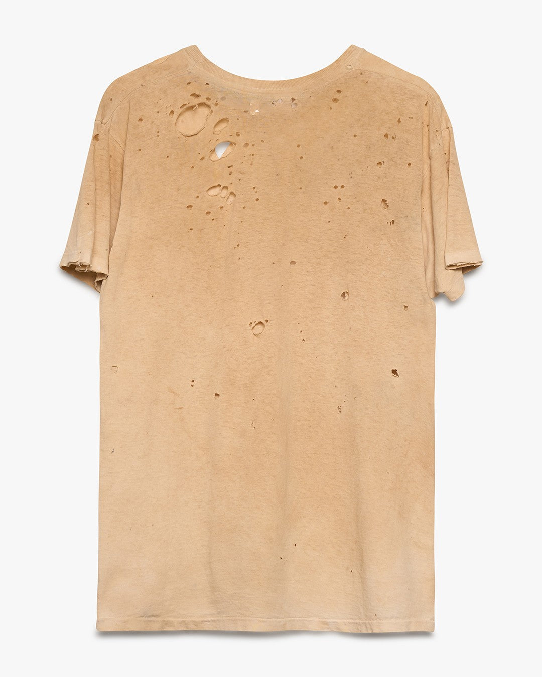 Thrashed Dirt-Stained White Blank Tee