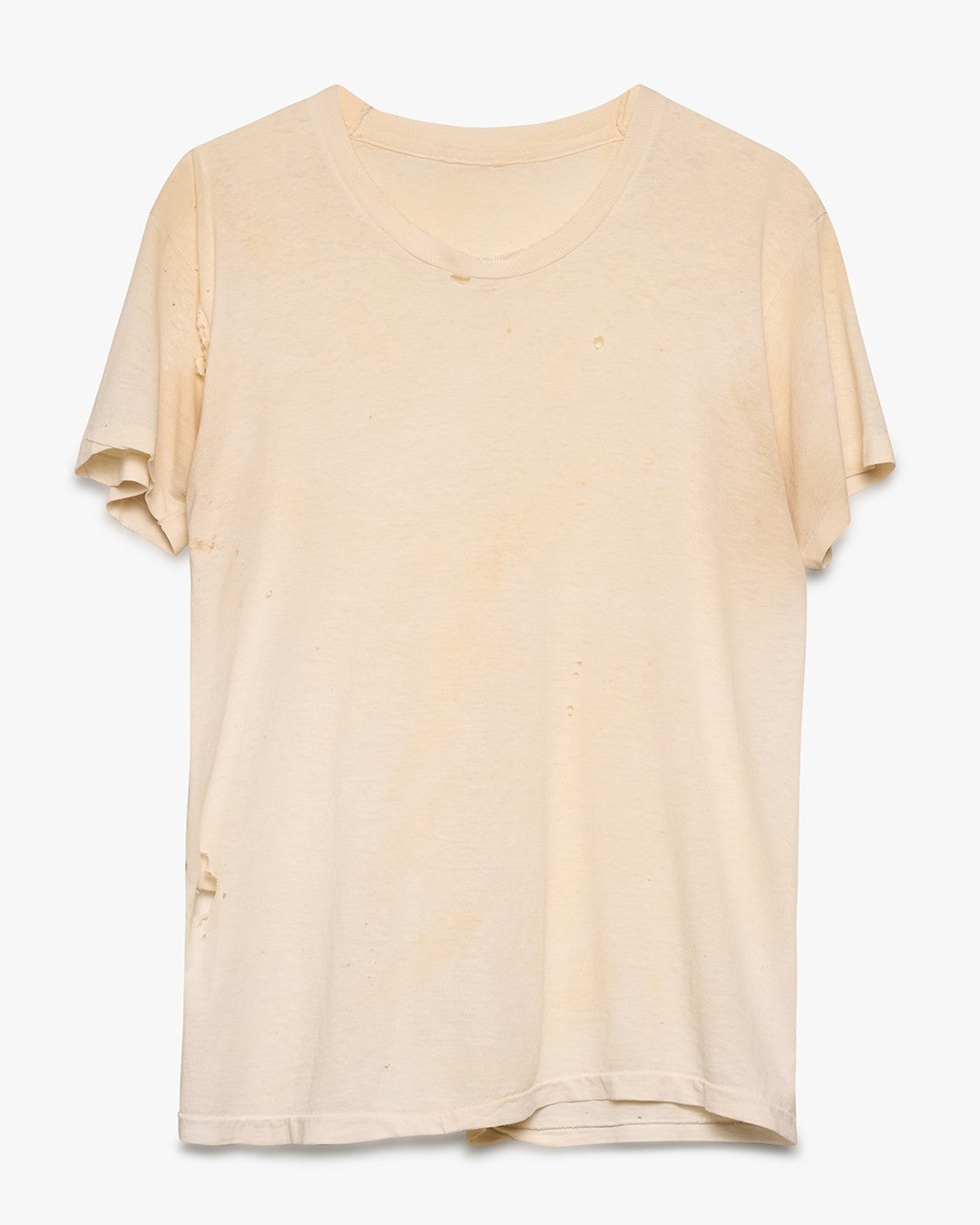 Dirt-Stained White Blank Tee