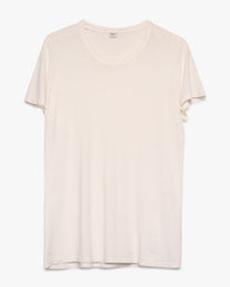 Mayo-Spruce White Blank Tee