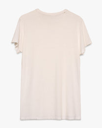 Mayo-Spruce White Blank Tee
