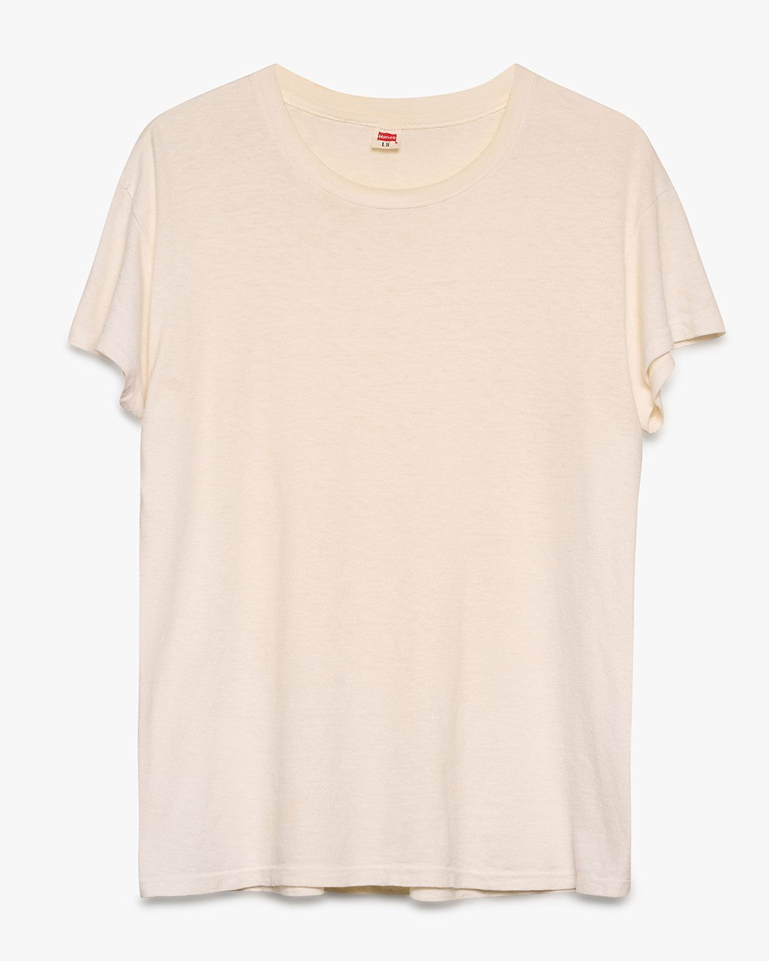 Hanes Stained White Blank Tee