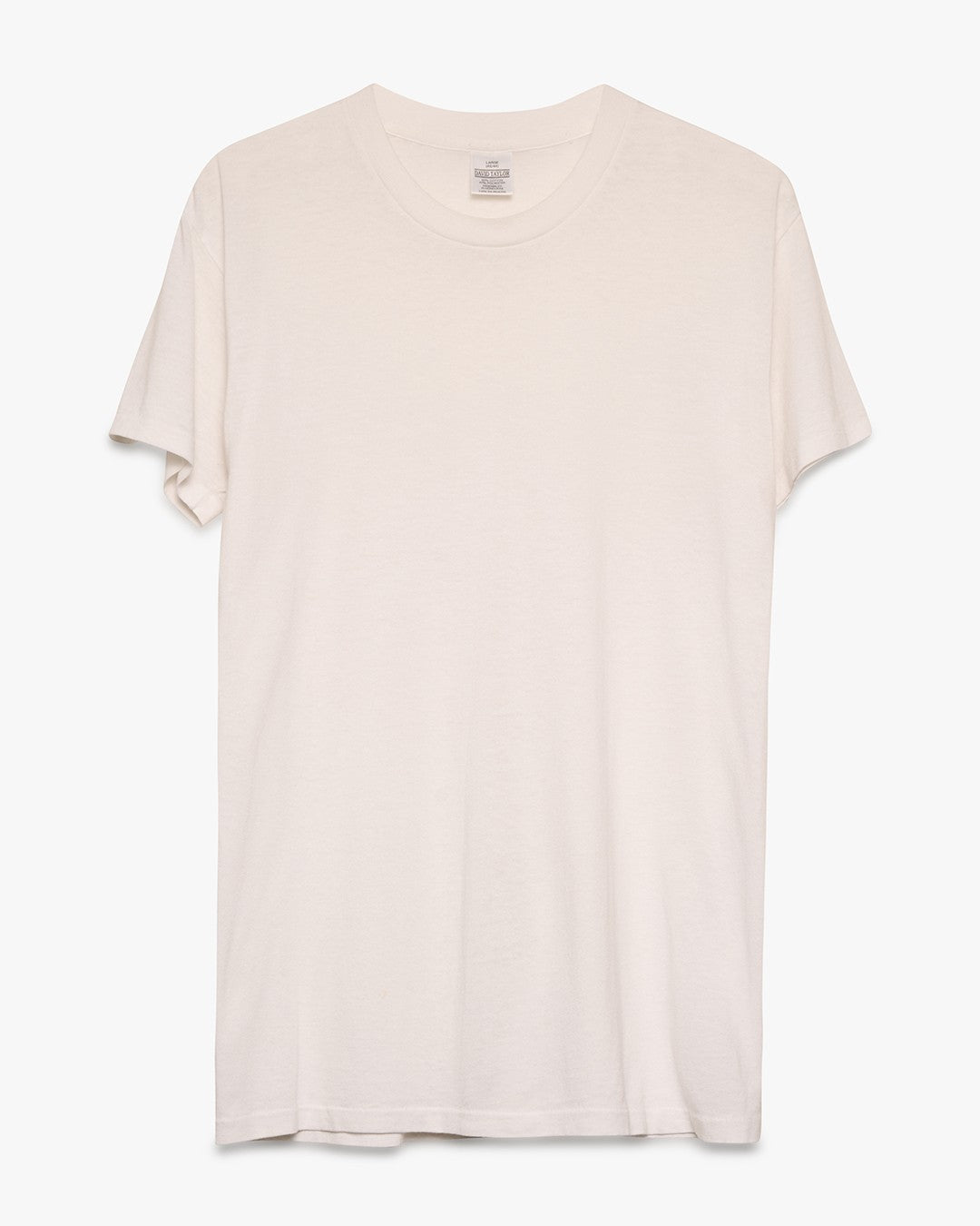 David Taylor White Blank Tee
