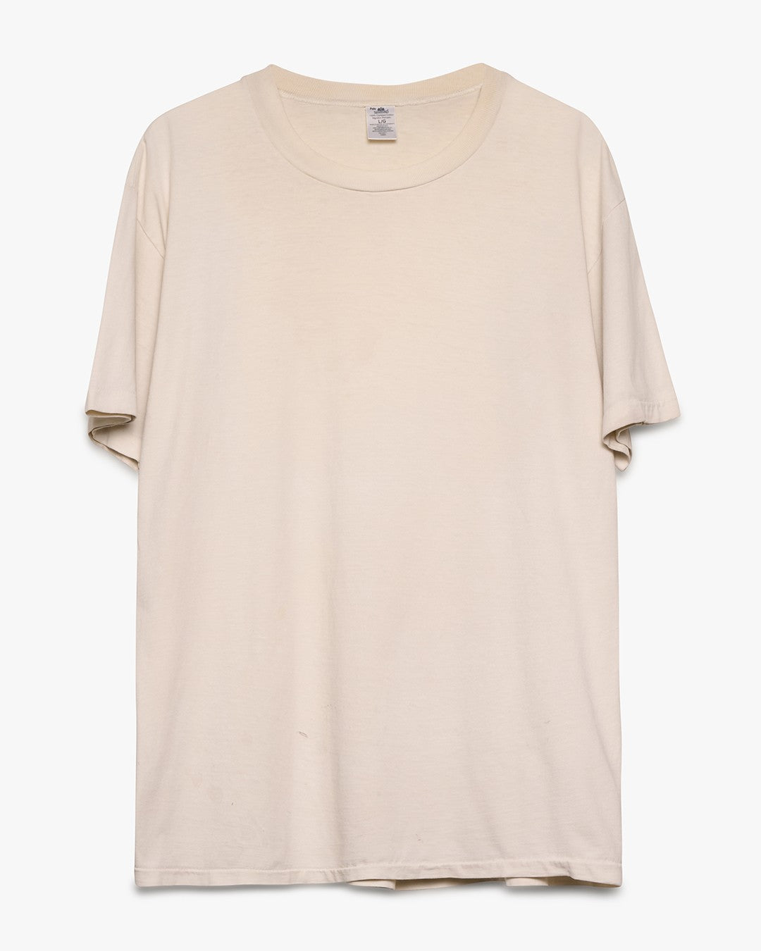 Stafford Stained White Blank Tee