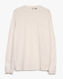 Fuel White Blank Pocket Tee LS