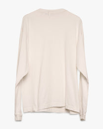 Fuel White Blank Pocket Tee LS