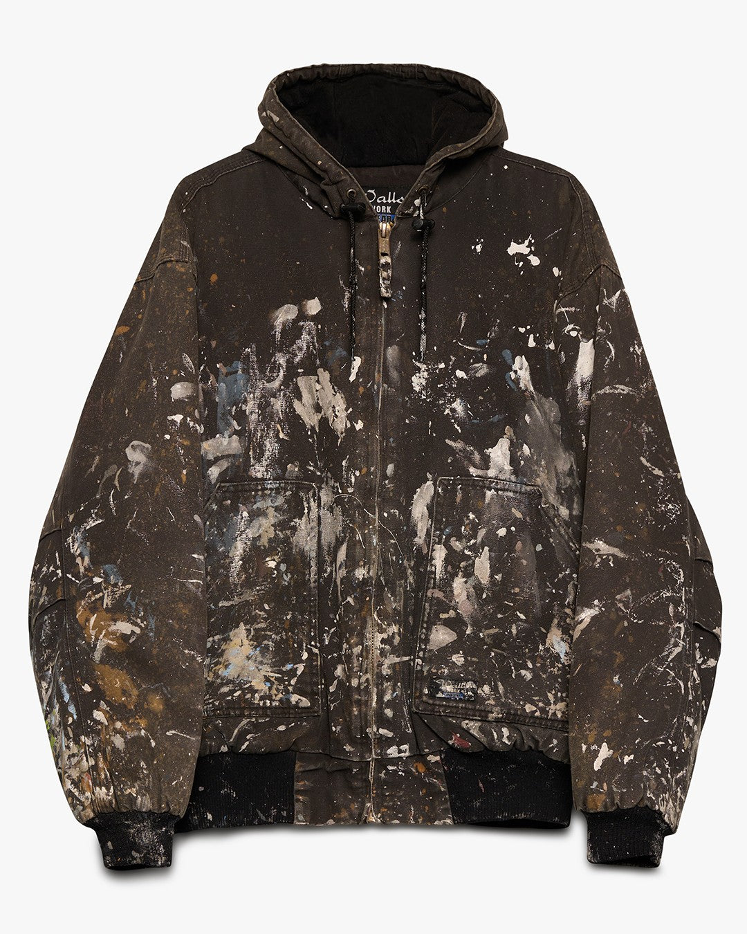Painted Hooded Workwear Jacket