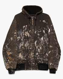 Painted Hooded Workwear Jacket