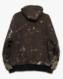 Painted Hooded Workwear Jacket
