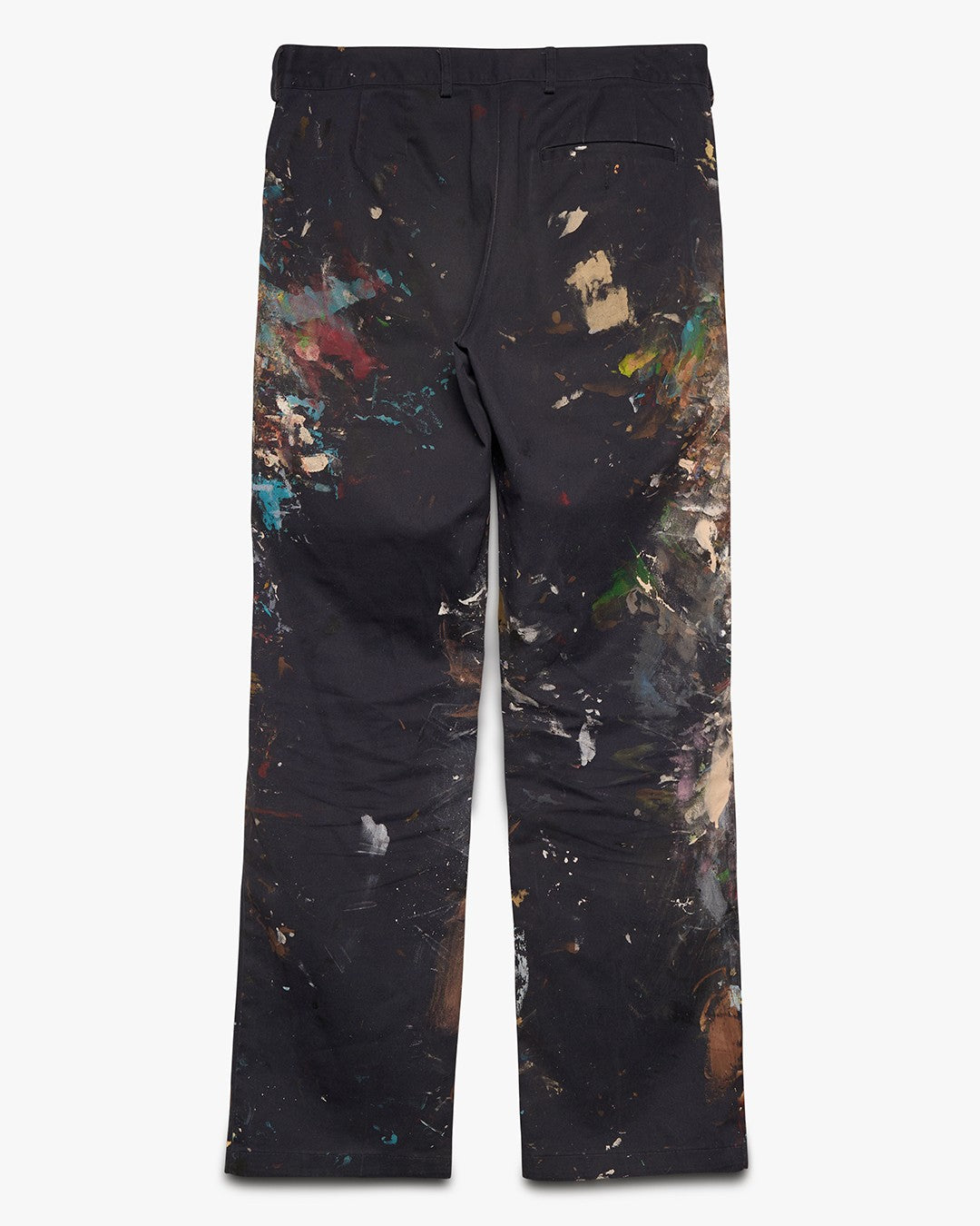 Painted Navy Blue Chino Work Pants