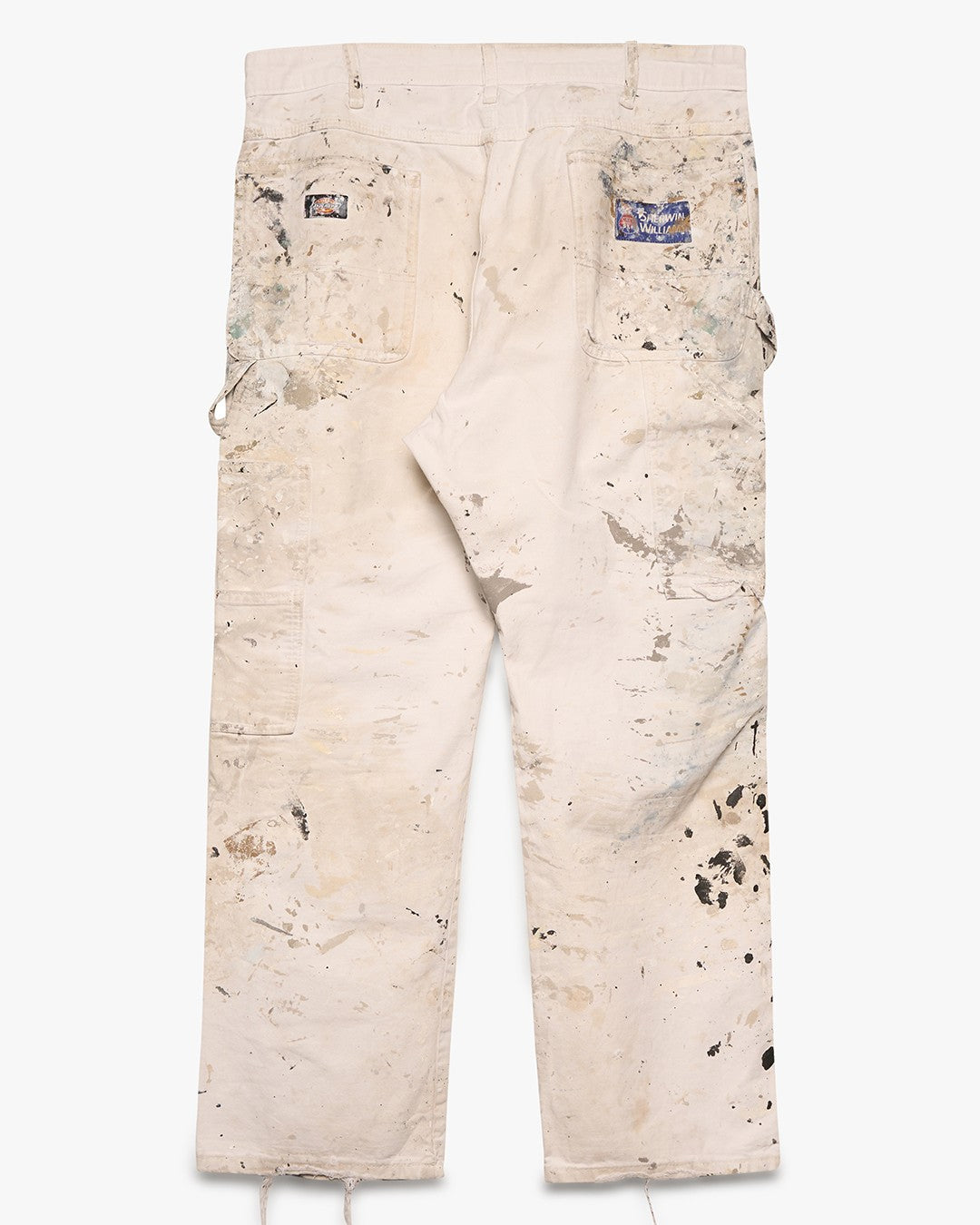 Painted White Carpenter Pants