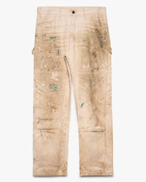 Dirt-Stained White Carpenter Pants