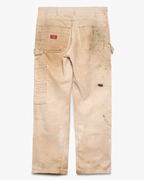 Dirt-Stained White Carpenter Pants