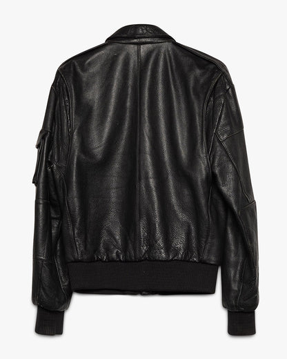 Leather Bomber Jacket