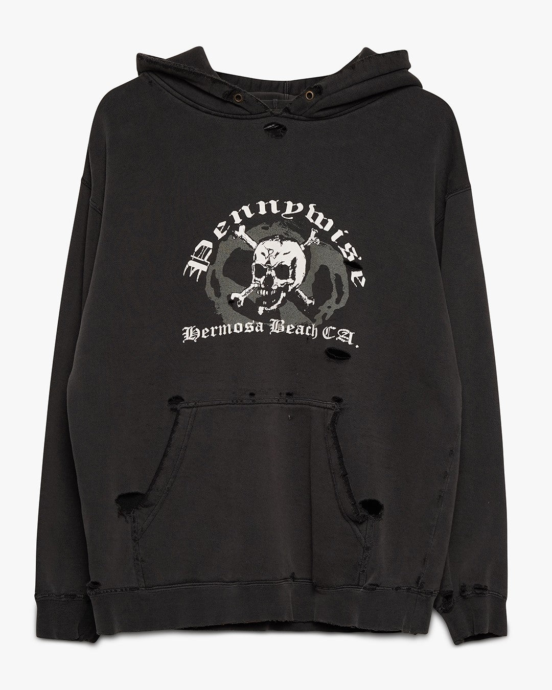 Black Pennywise Skull Hoodie