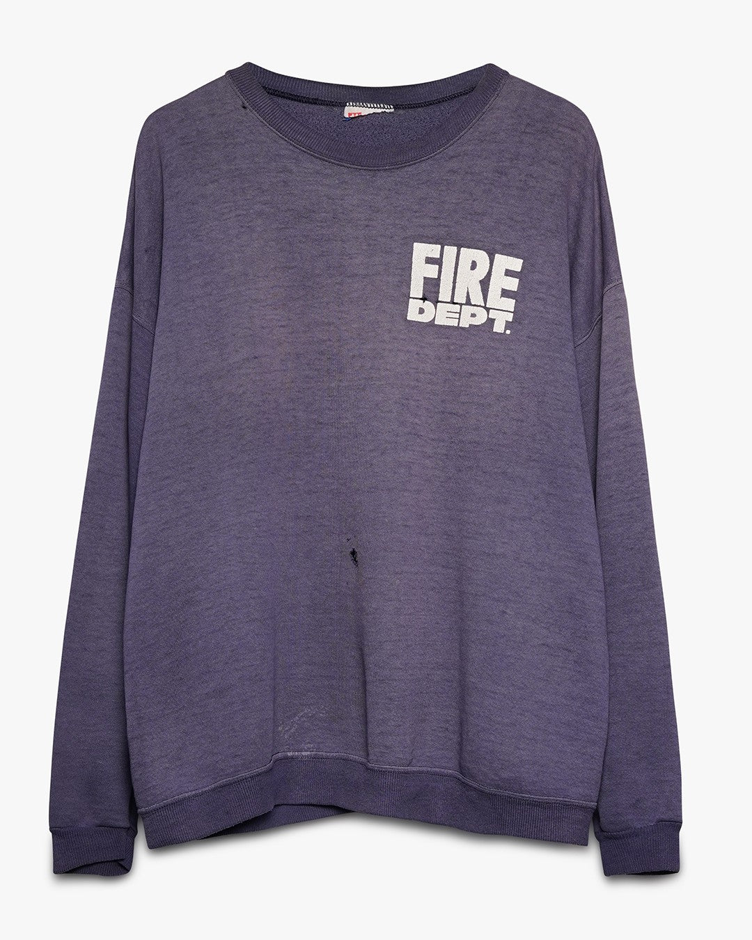 Faded Blue Fire Dept. Crewneck