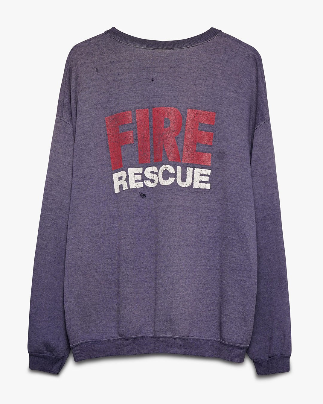 Faded Blue Fire Dept. Crewneck