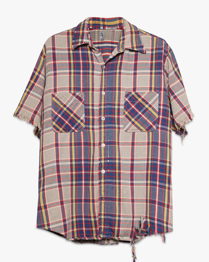 Big Mac Cut-Off Short Sleeve Flannel