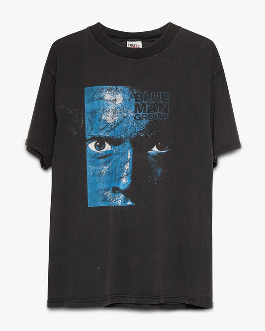 Faded Black Blue Man Group Tee