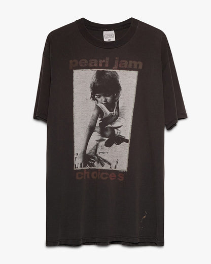 Faded Black Pearl Jam Choices Shirt