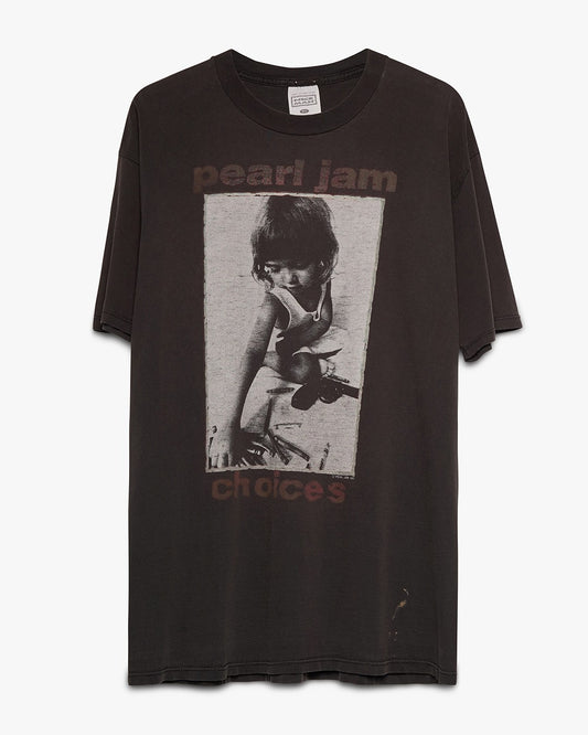 Faded Black Pearl Jam Choices Shirt