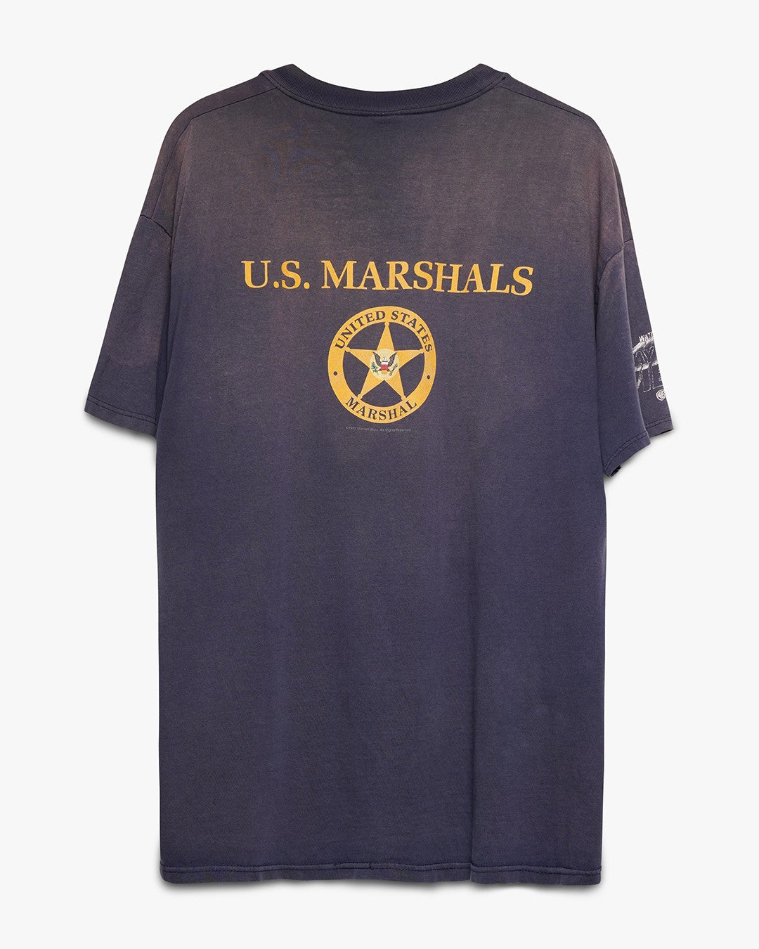 Faded Navy Blue U.S. Marshalls Tee