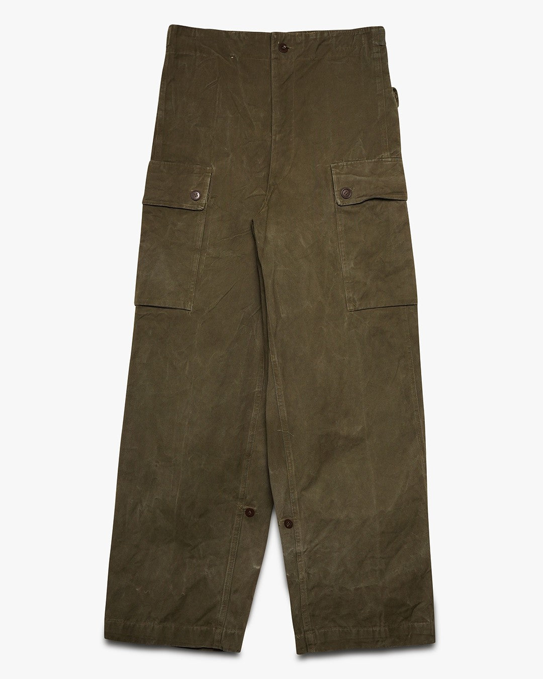 Military Cargo Wide Leg Pants