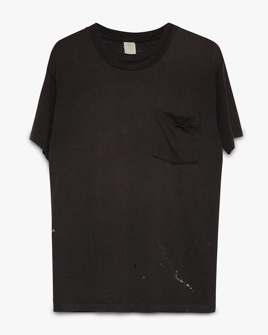 Black Painter Pocket Tee