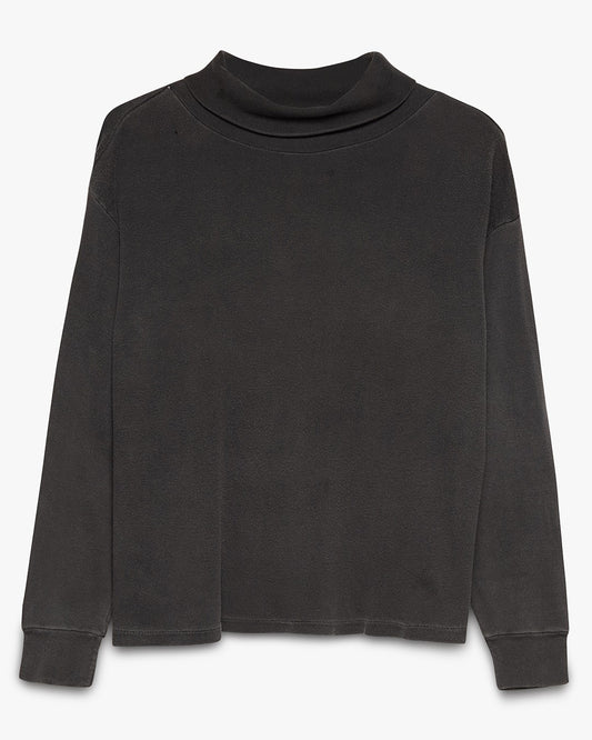 Faded Black Turtle Neck Shirt