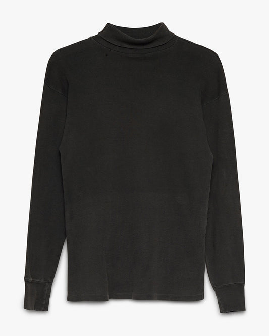 Faded Black Turtle Neck Shirt