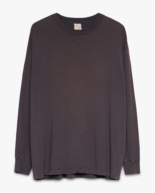 Faded Black Blank Long Sleeve