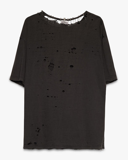 Thrashed/Safety Pinned Black Blank