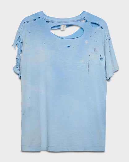 Thrashed Baby Blue Pocket Tee