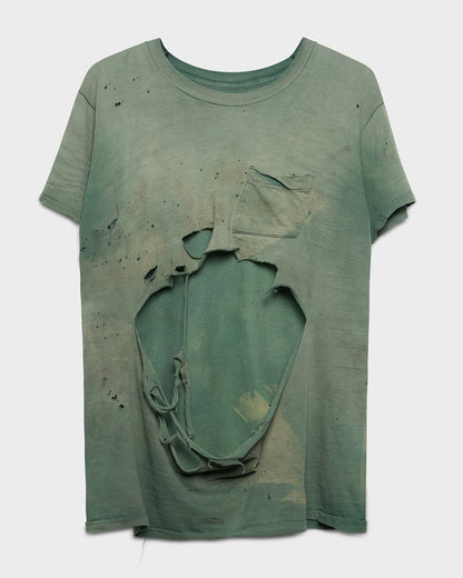 Stomach Gashed Pocket Tee