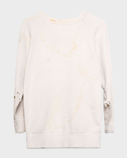 Dirt-Stained White Sweat