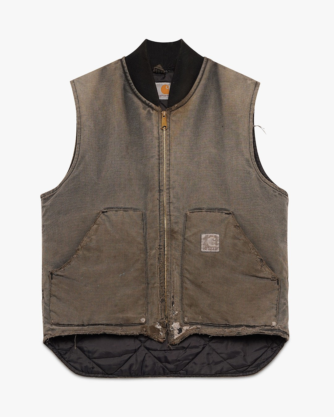 Sun Faded Grey/Brown Carhartt Vest