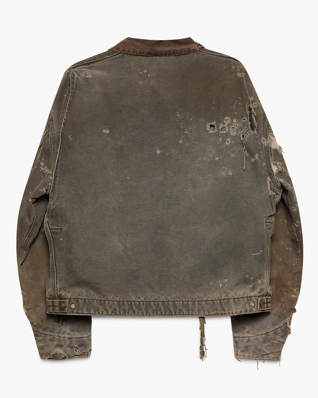 Thrashed Olive Green Carhartt Detroit