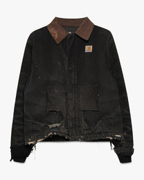 Thrashed &amp; Faded Black/Green Carhartt Arctic