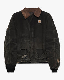 Thrashed &amp; Faded Black/Green Carhartt Arctic