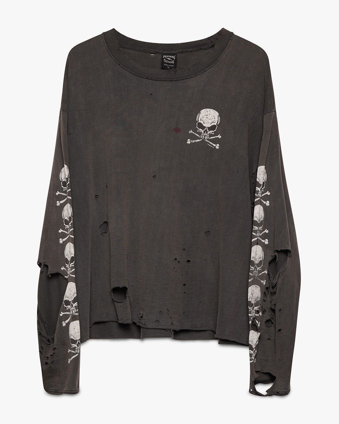 Thrashed Skull Long Sleeve