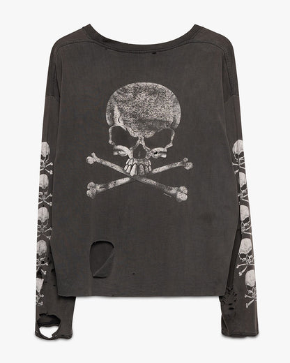 Thrashed Skull Long Sleeve