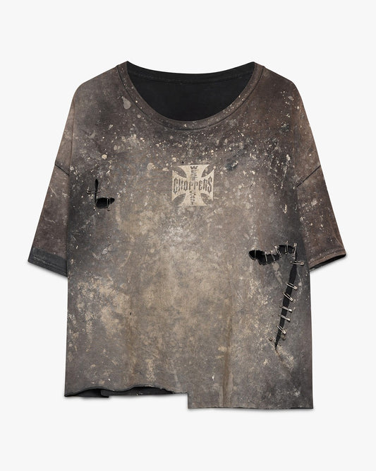 Painted/Cropped West Coast Choppers Tee