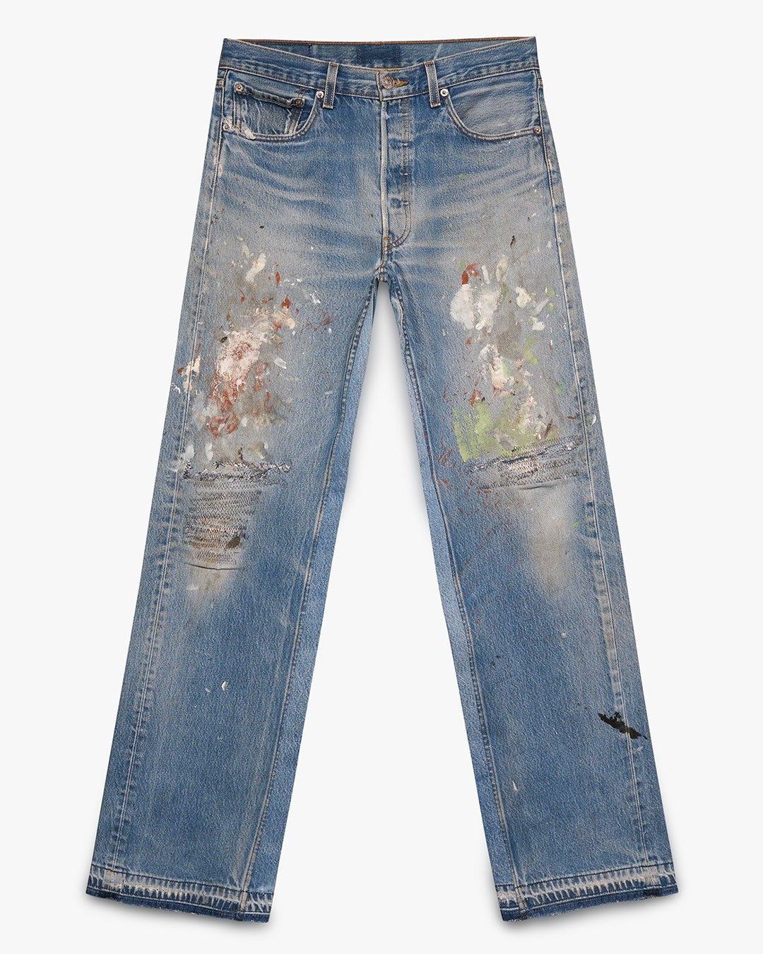 Painted Resurgence Blue Denim Jeans